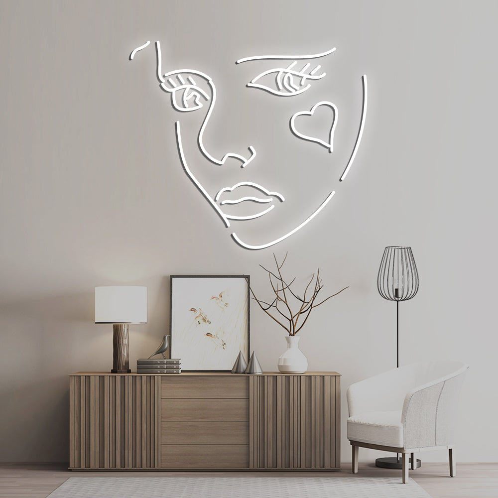 Beauty Neon Sign - LED Neon Sign For Gifts, Room Decor