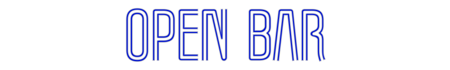 Custom Neon: Open Bar