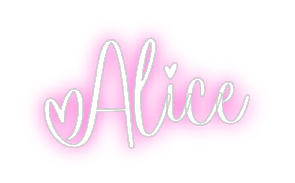 Custom Neon: Alice