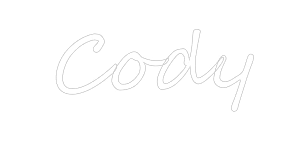 Custom Neon: Cody