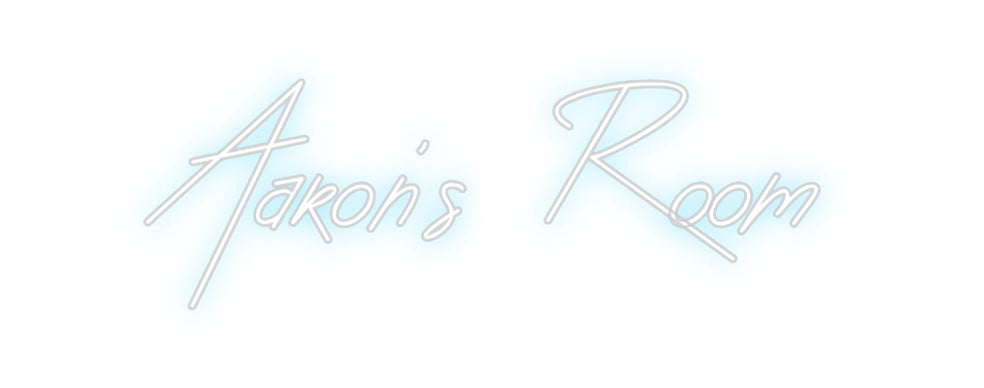 Custom Neon: Aaron's Room