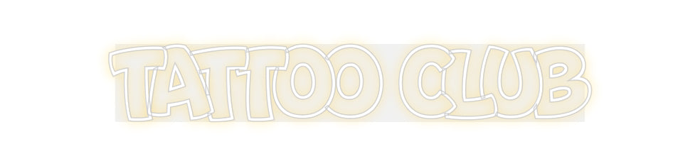 Custom Neon: TATTOO CLUB
