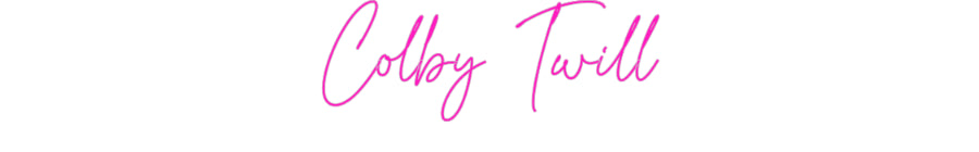 Custom Neon: Colby Twill