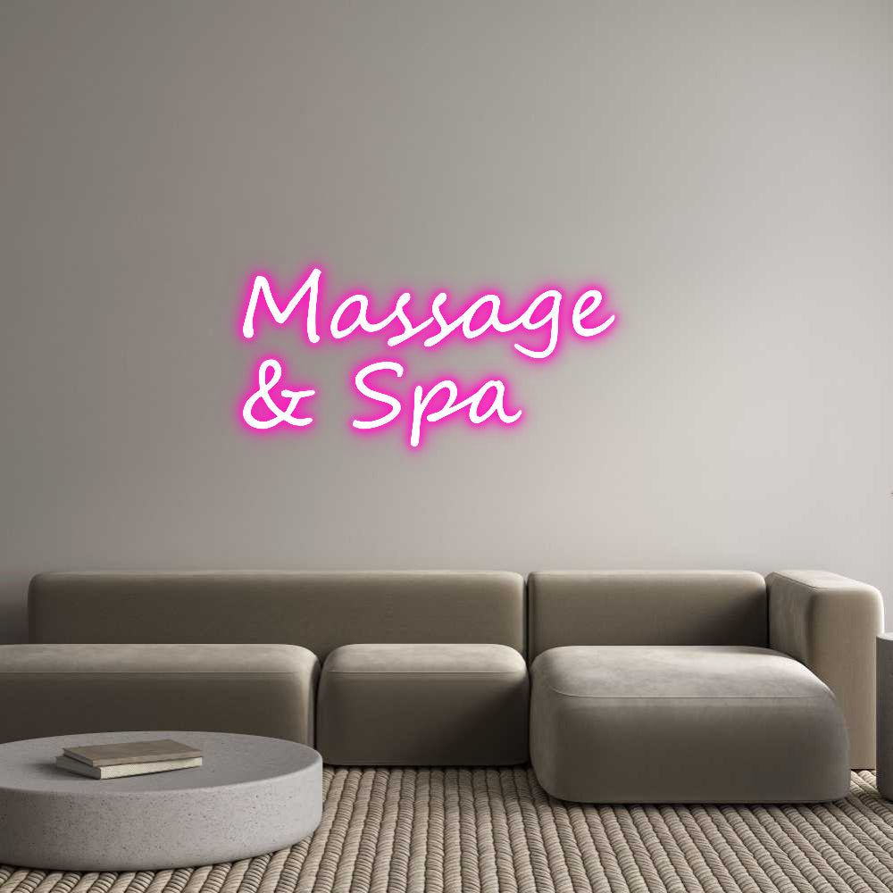 Custom Neon: Massage
& Spa
