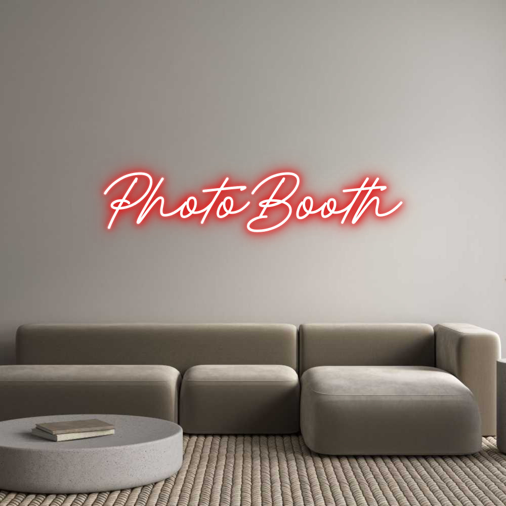 Custom Neon: PhotoBooth