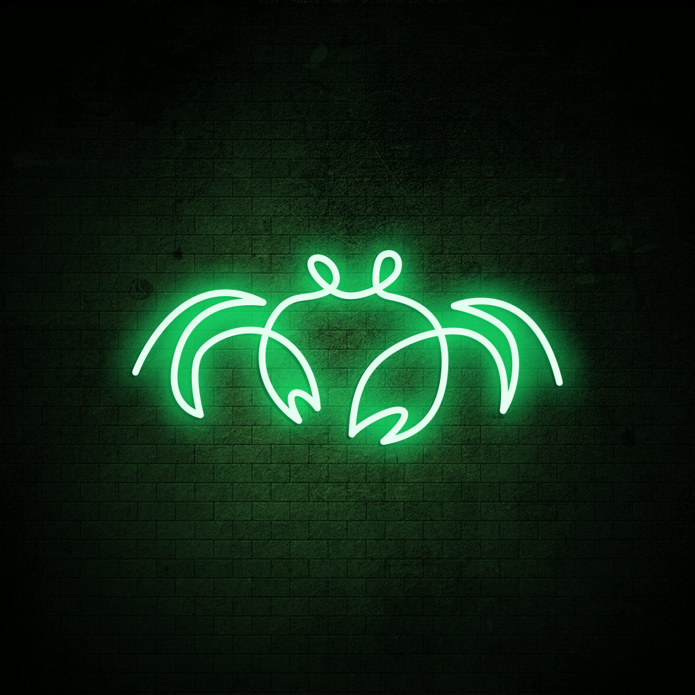 Cancer Crab Neon Sign - LED Neon Sign For Gifts, Room Decor