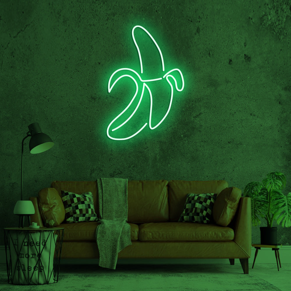 Banana Neon Sign - LED Neon Sign For Gifts, Room Decor