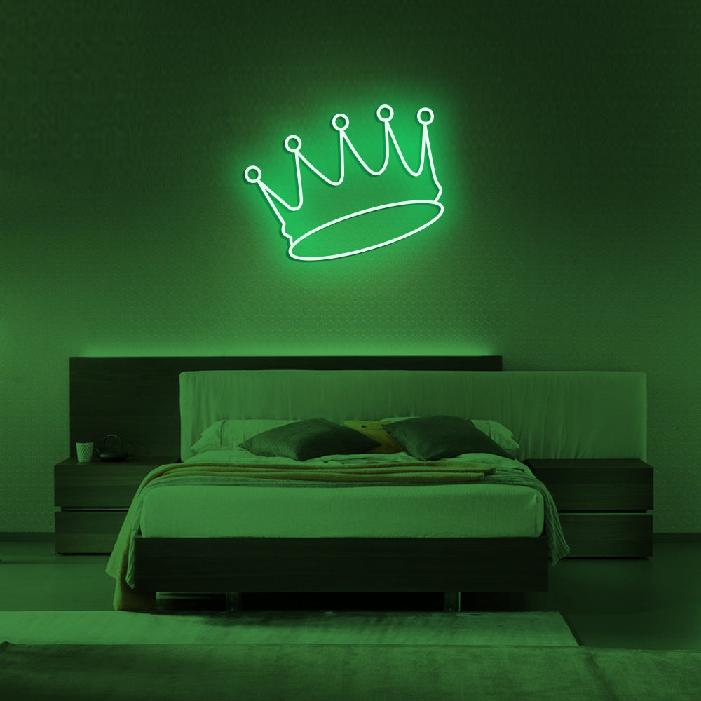 Crown Neon Sign - LED Neon Sign For Gifts, Room Decor