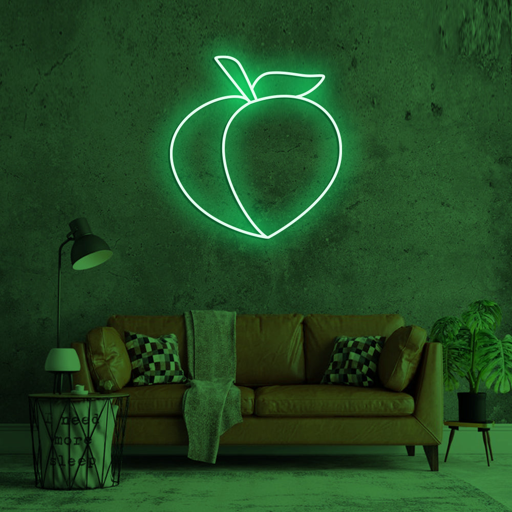 Apricot Peach Neon Sign - LED Neon Sign For Gifts, Room Decor