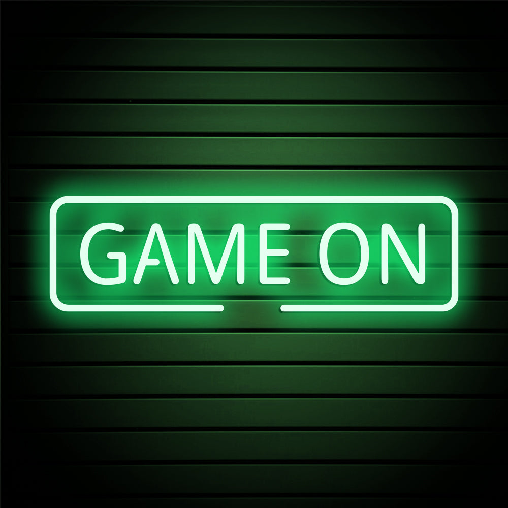 Game On Neon Sign - LED Neon Sign For Gifts, Room Decor