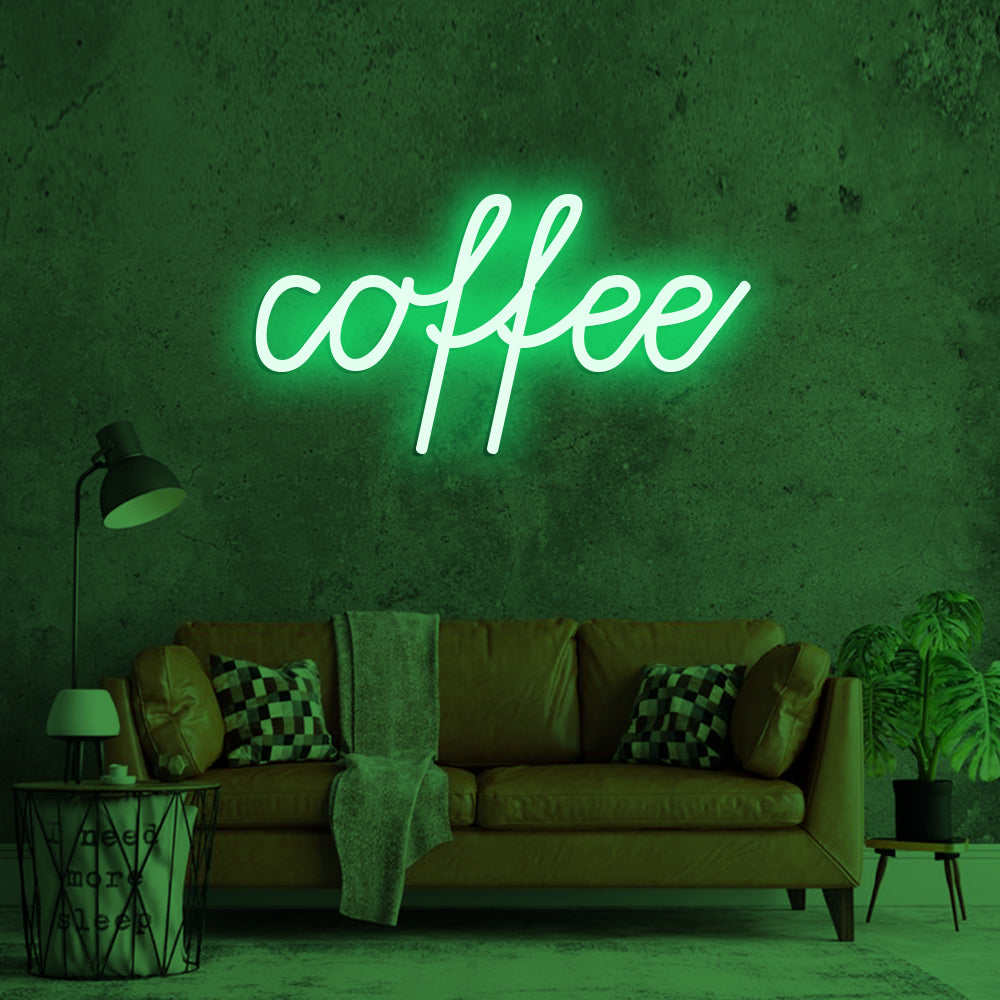 Coffee Neon Sign - LED Neon Sign For Gifts, Room Decor