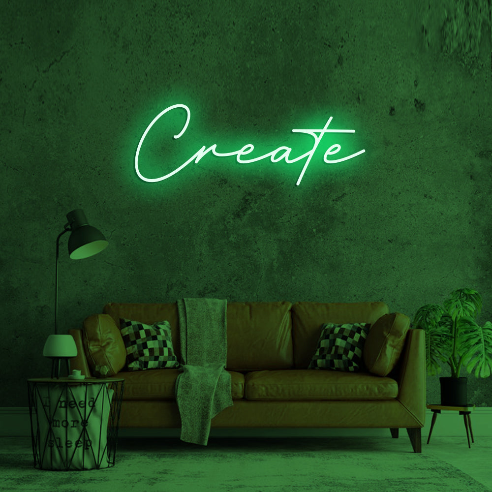 Create Neon Sign - LED Neon Sign For Gifts, Room Decor