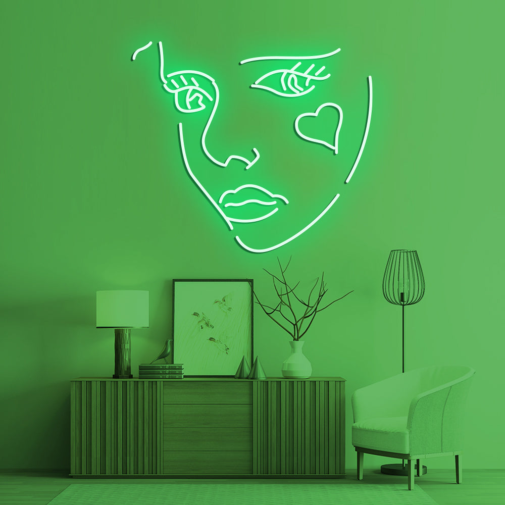 Beauty Neon Sign - LED Neon Sign For Gifts, Room Decor