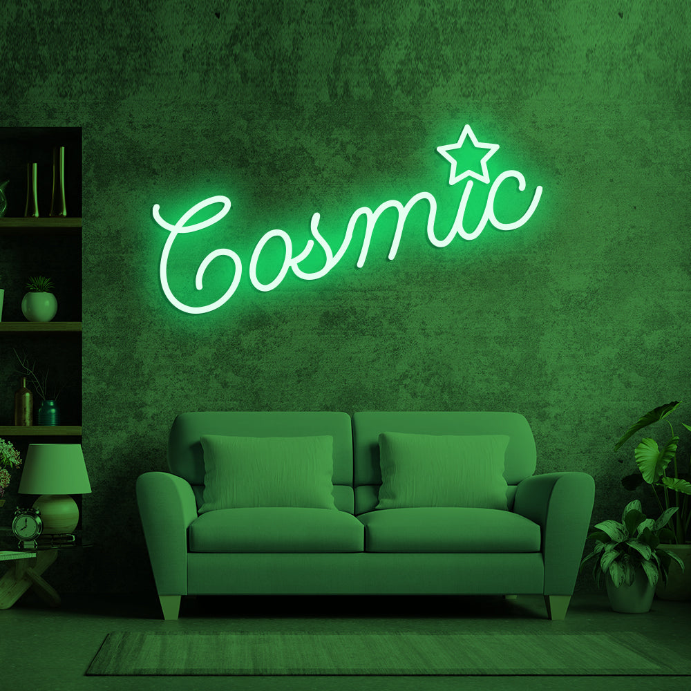 Cosmic Neon Sign - LED Neon Sign For Gifts, Room Decor