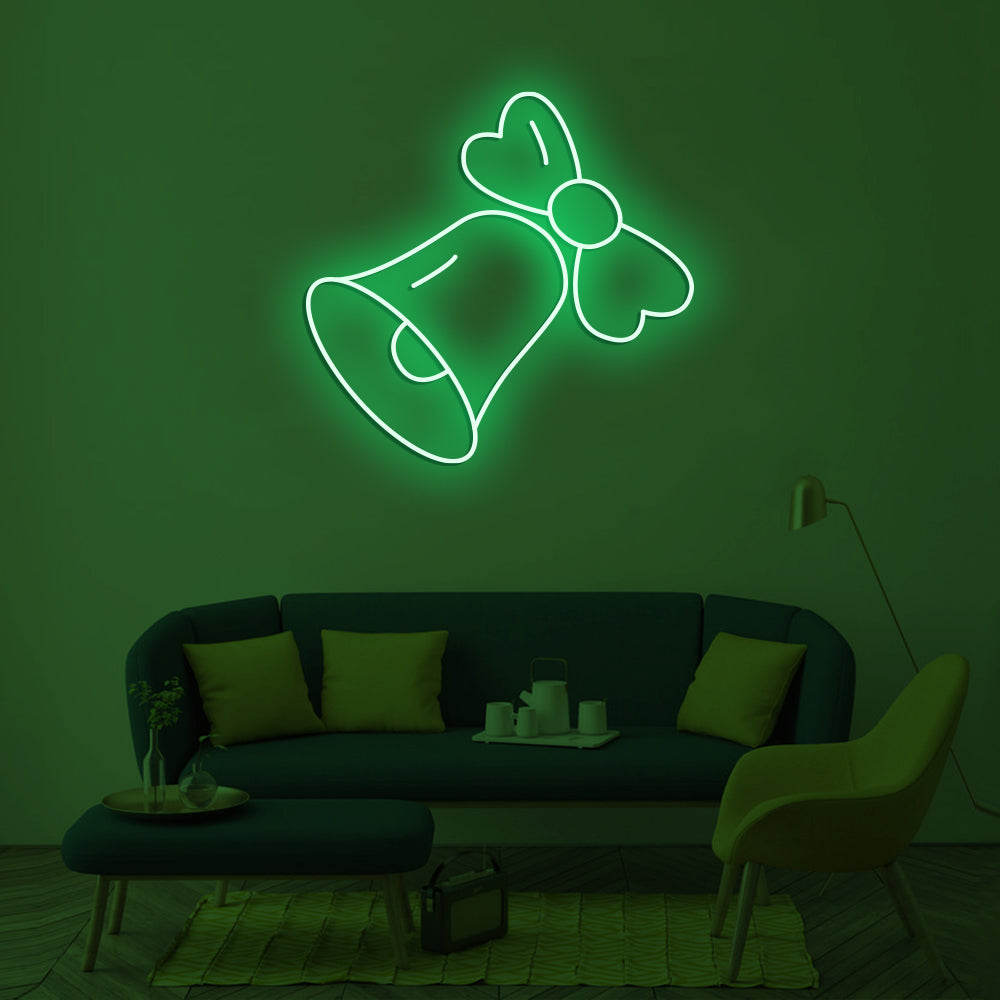 Bell Neon Sign - LED Neon Sign For Gifts, Room Decor