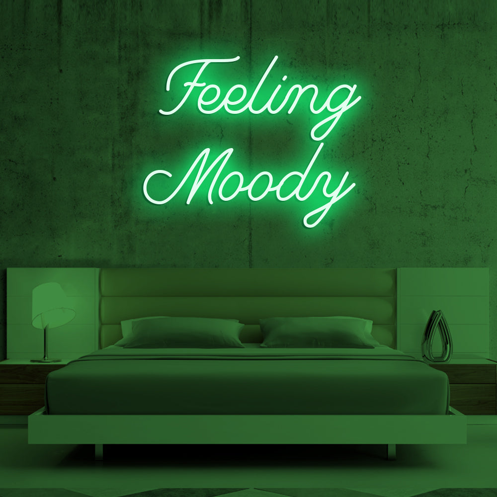 Feeling Moody Neon Sign - LED Neon Sign For Gifts, Room Decor