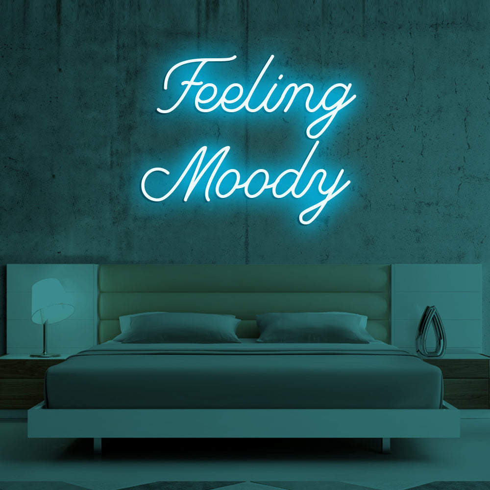 Feeling Moody Neon Sign - LED Neon Sign For Gifts, Room Decor