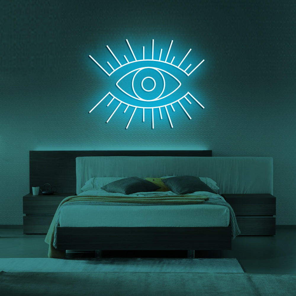 Eye Neon Sign - LED Neon Sign For Gifts, Room Decor