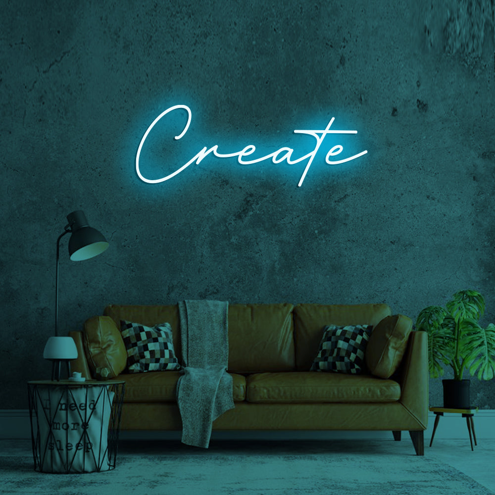 Create Neon Sign - LED Neon Sign For Gifts, Room Decor