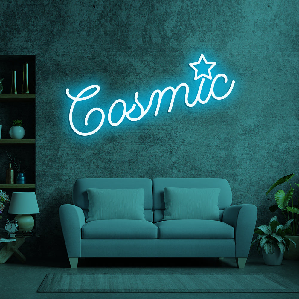 Cosmic Neon Sign - LED Neon Sign For Gifts, Room Decor