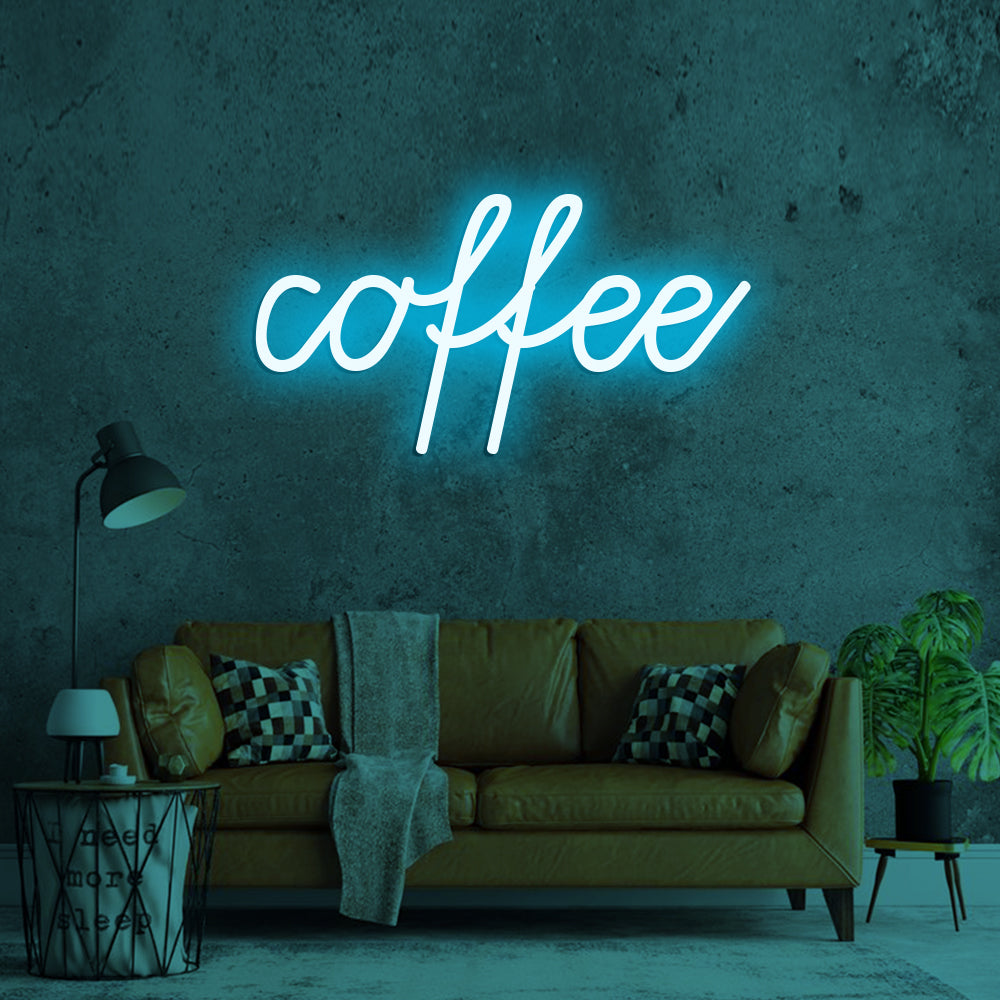 Coffee Neon Sign - LED Neon Sign For Gifts, Room Decor