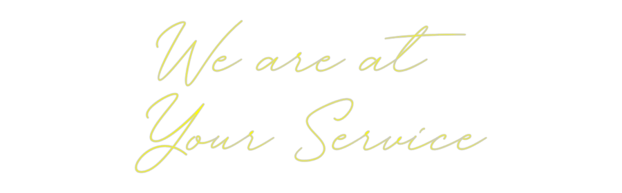 Custom Neon: We are at
Yo...