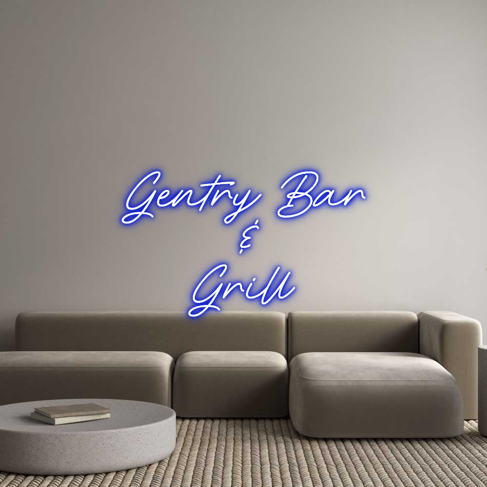 Custom Neon: Gentry Bar
...