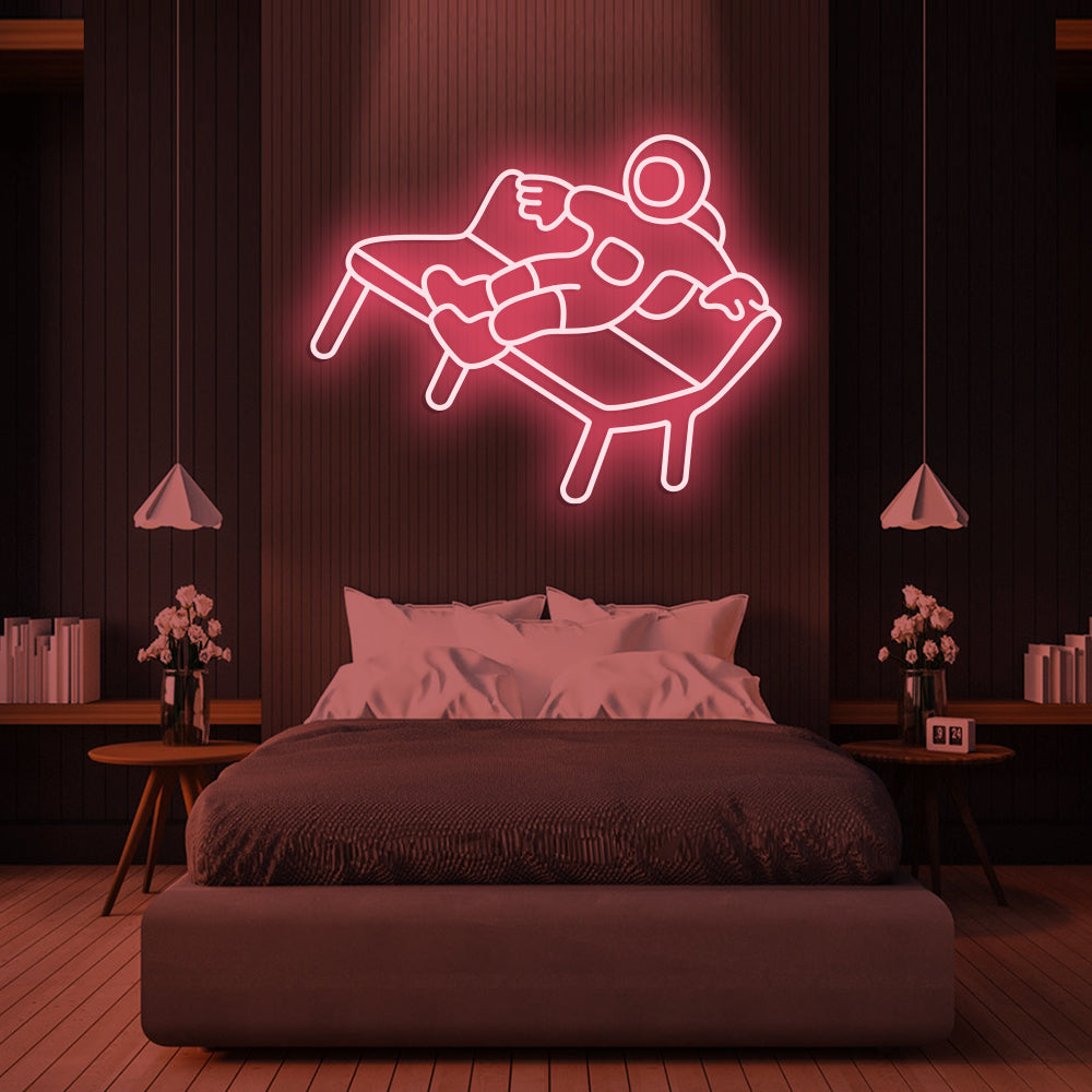 Astronaut Neon Sign - LED Neon Sign For Gifts, Room Decor
