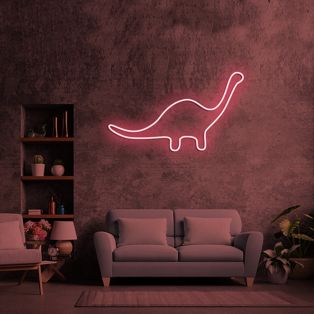 Dinosaur Neon Sign - LED Neon Sign For Gifts, Room Decor