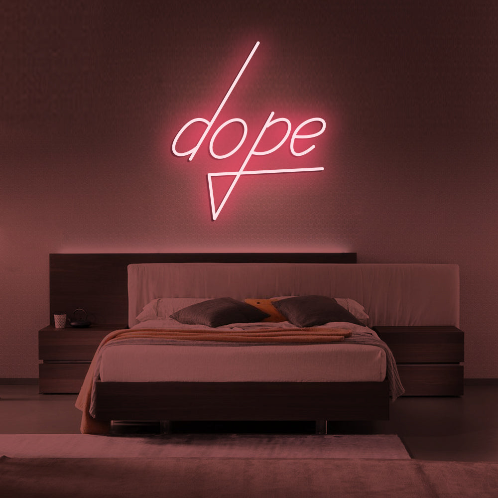 Dope Neon Sign - LED Neon Sign For Gifts, Room Decor