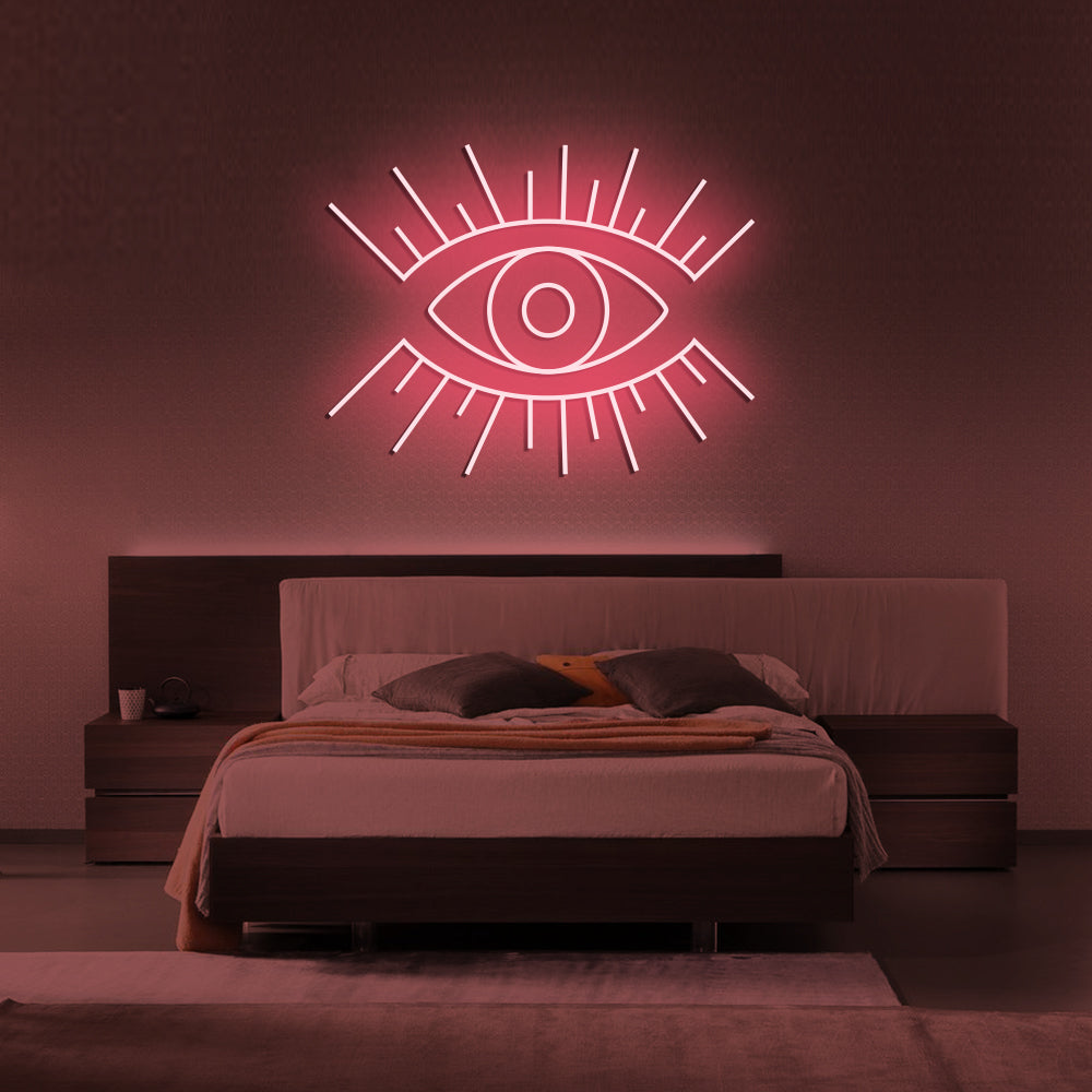 Eye Neon Sign - LED Neon Sign For Gifts, Room Decor