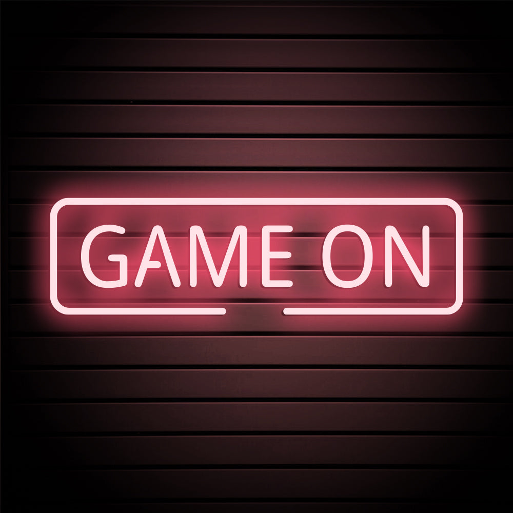 Game On Neon Sign - LED Neon Sign For Gifts, Room Decor