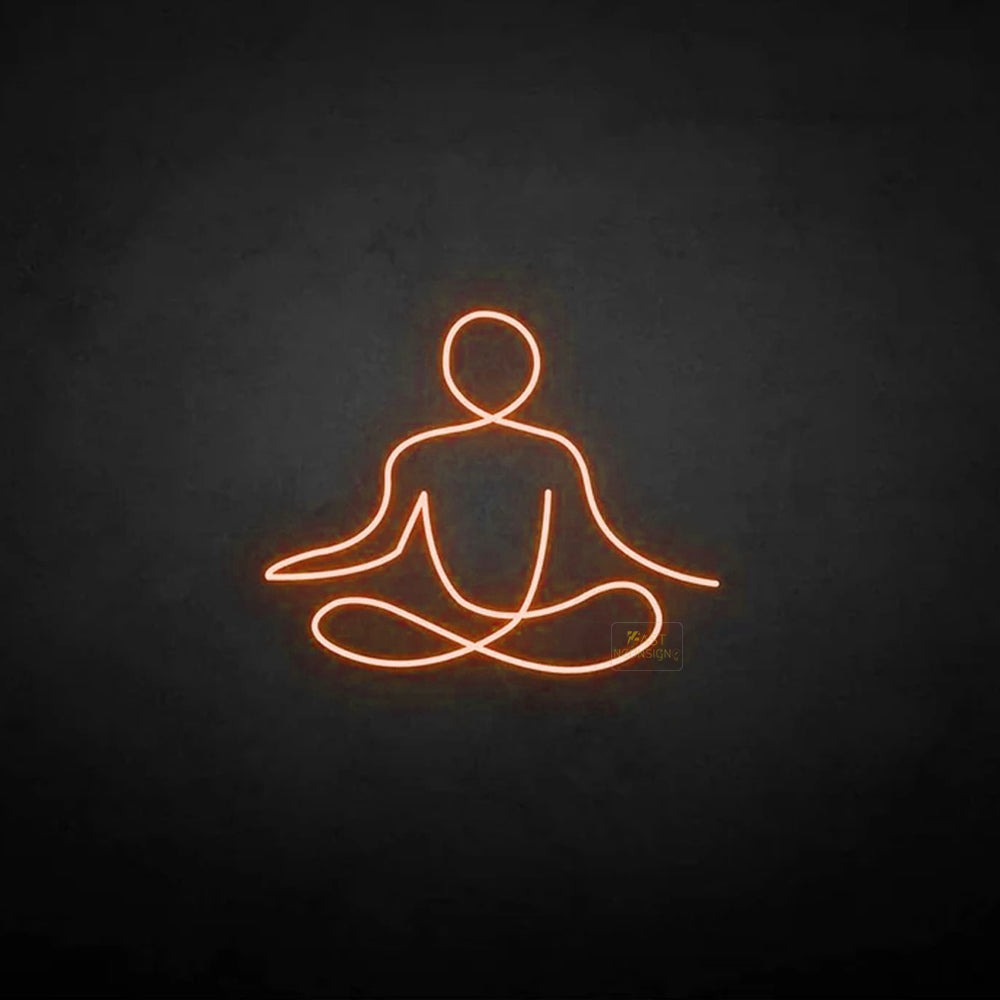 Sit my meditation neon sign - LED Yoga Neon Sign