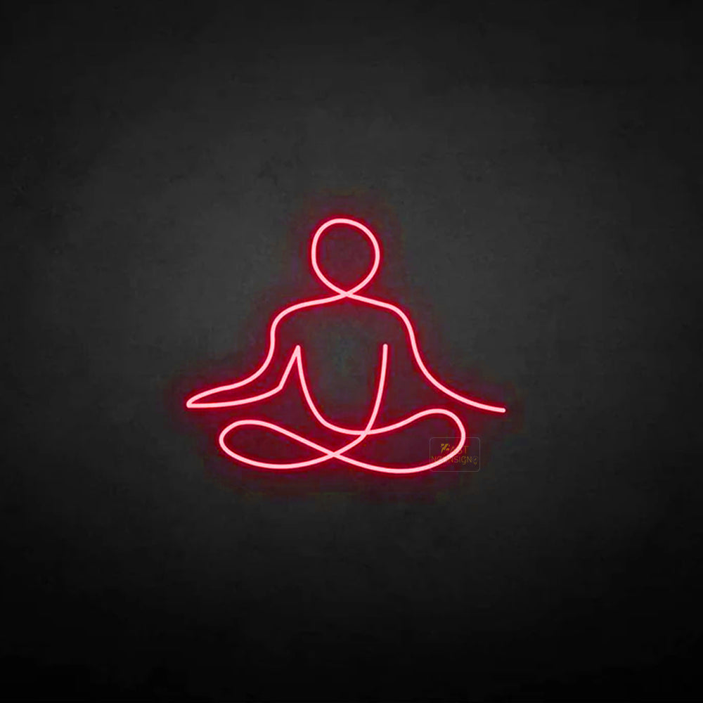 Sit my meditation neon sign - LED Yoga Neon Sign