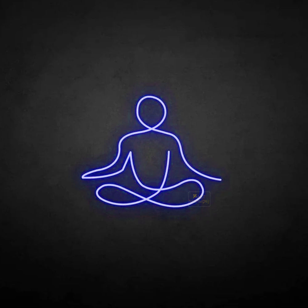 Sit my meditation neon sign - LED Yoga Neon Sign