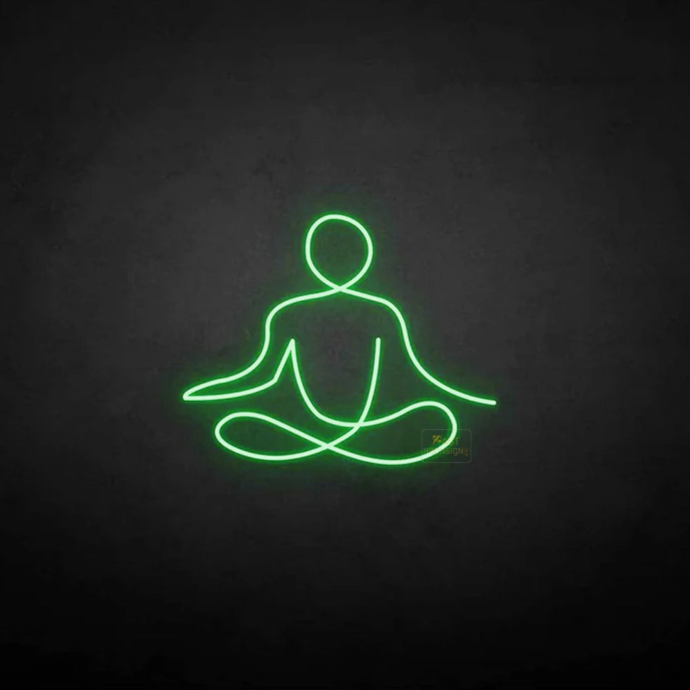 Sit my meditation neon sign - LED Yoga Neon Sign
