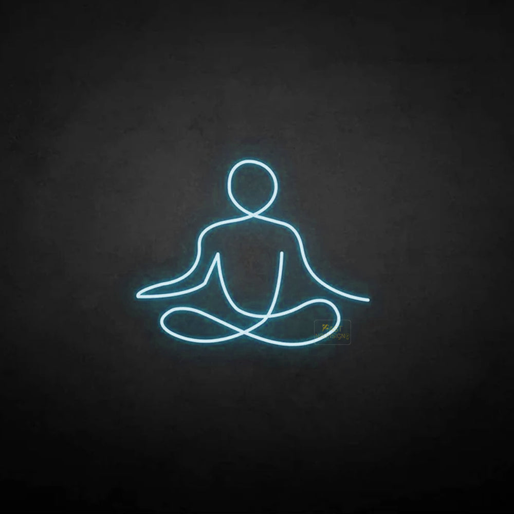 Sit my meditation neon sign - LED Yoga Neon Sign