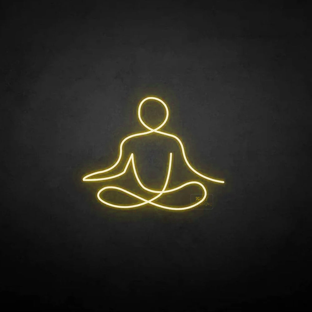 Sit my meditation neon sign - LED Yoga Neon Sign