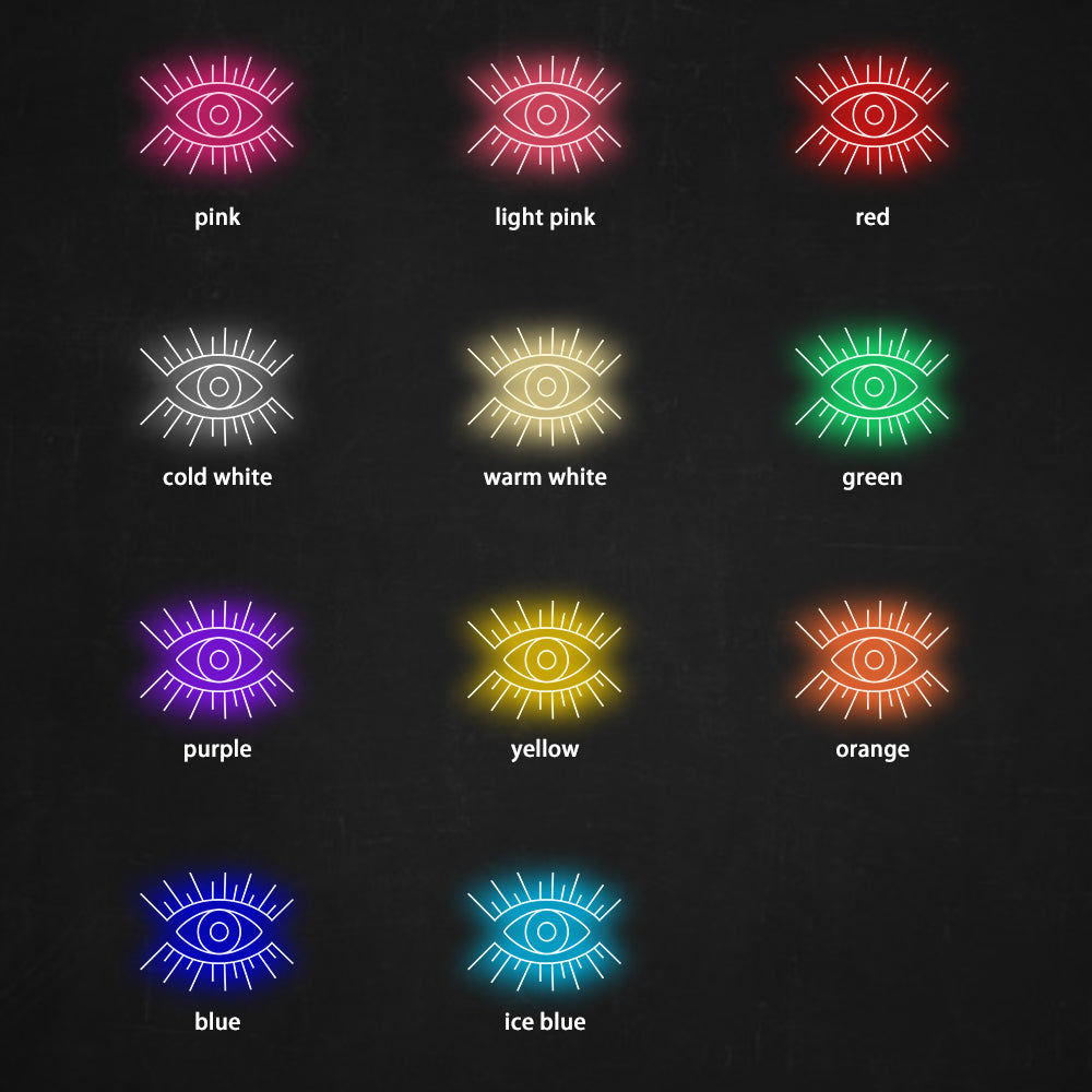 Eye Neon Sign - LED Neon Sign For Gifts, Room Decor
