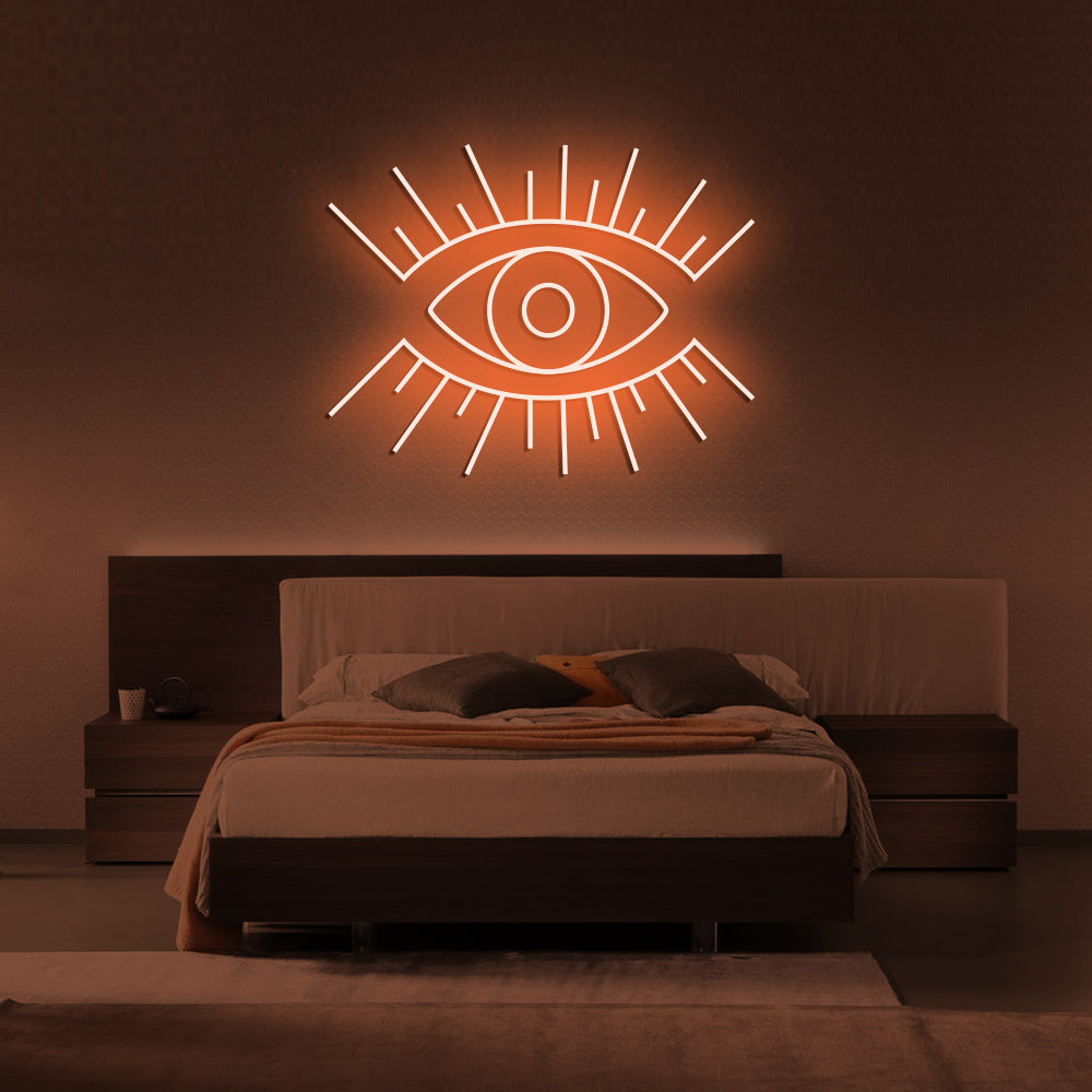 Eye Neon Sign - LED Neon Sign For Gifts, Room Decor