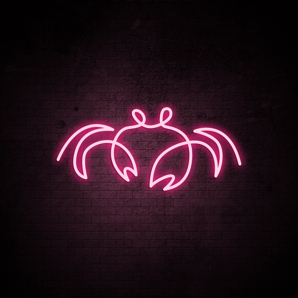 Cancer Crab Neon Sign - LED Neon Sign For Gifts, Room Decor