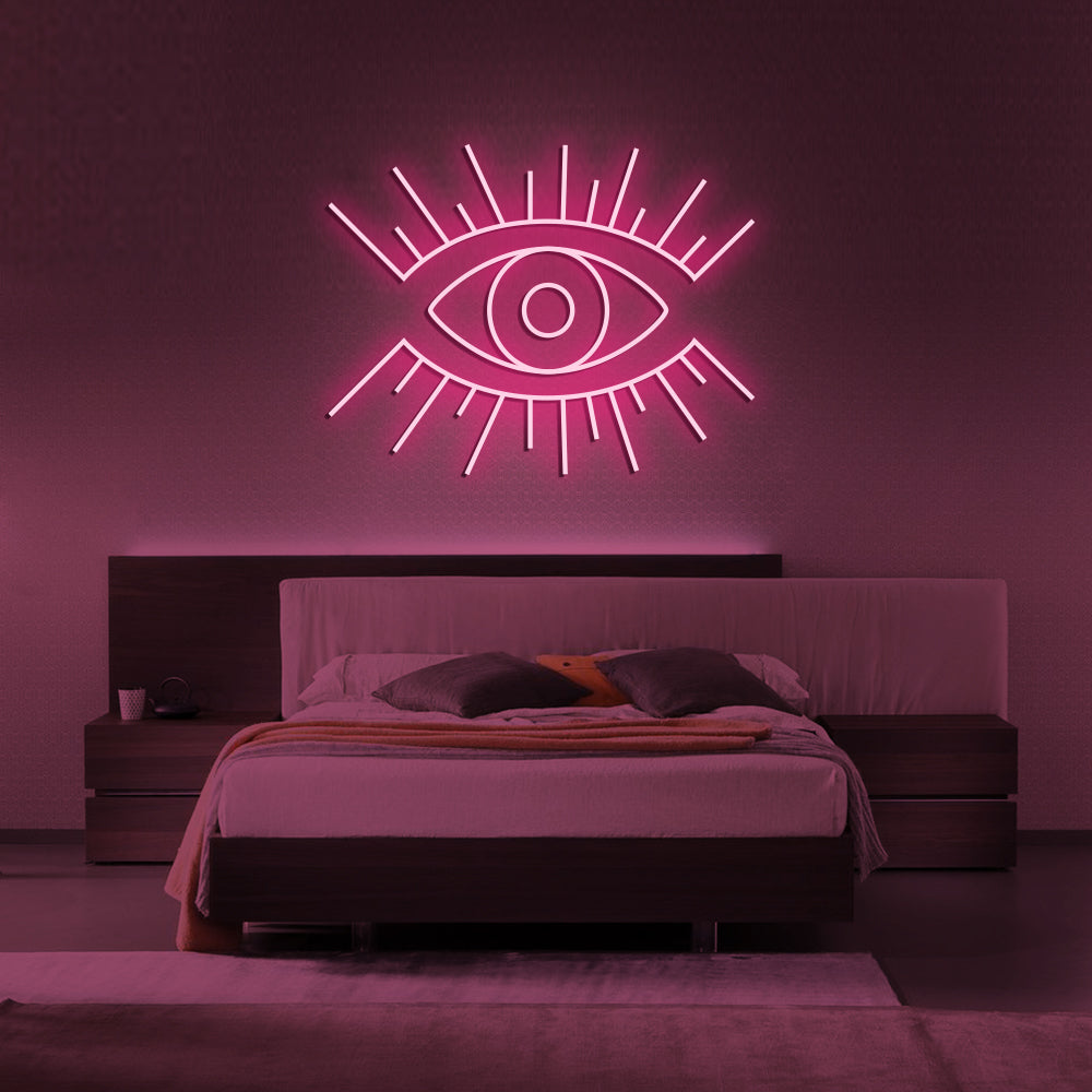 Eye Neon Sign - LED Neon Sign For Gifts, Room Decor