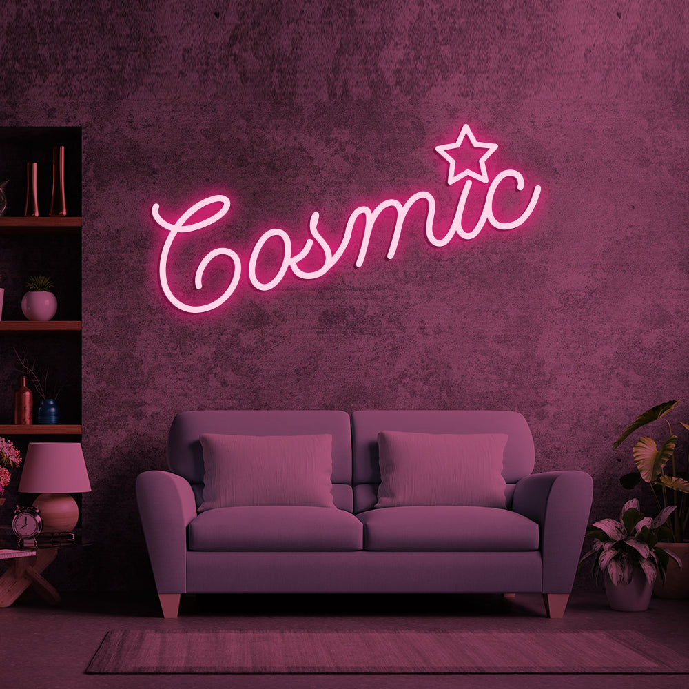 Cosmic Neon Sign - LED Neon Sign For Gifts, Room Decor