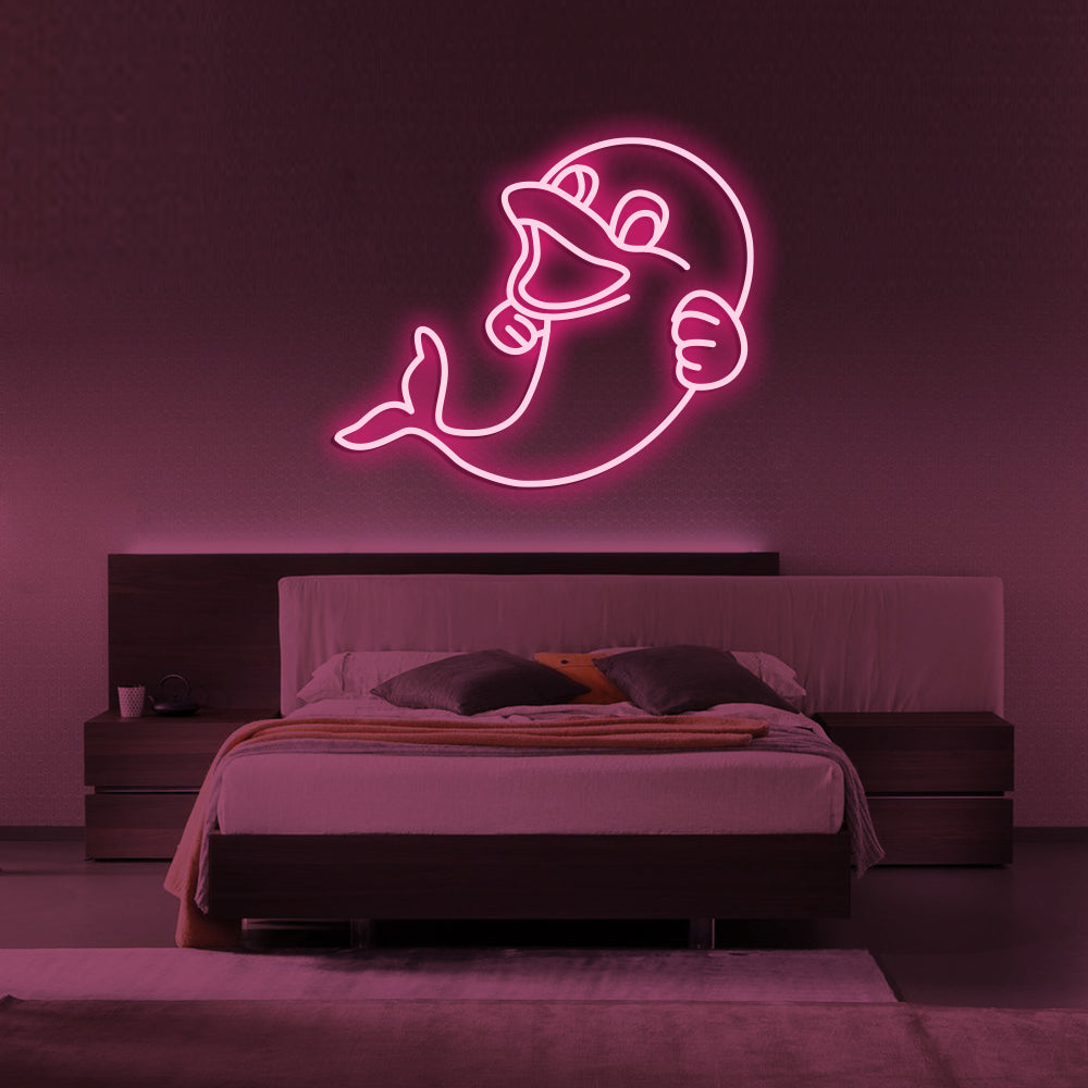 Dolphin Neon Sign - LED Neon Sign For Gifts, Room Decor