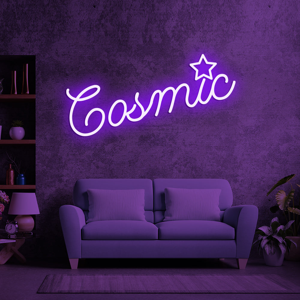 Cosmic Neon Sign - LED Neon Sign For Gifts, Room Decor