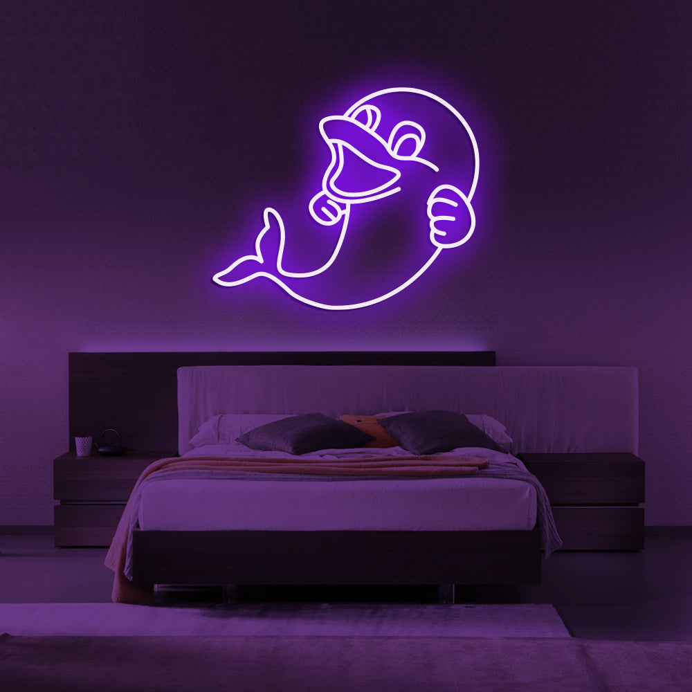 Dolphin Neon Sign - LED Neon Sign For Gifts, Room Decor