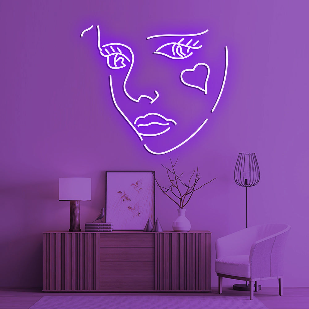 Beauty Neon Sign - LED Neon Sign For Gifts, Room Decor