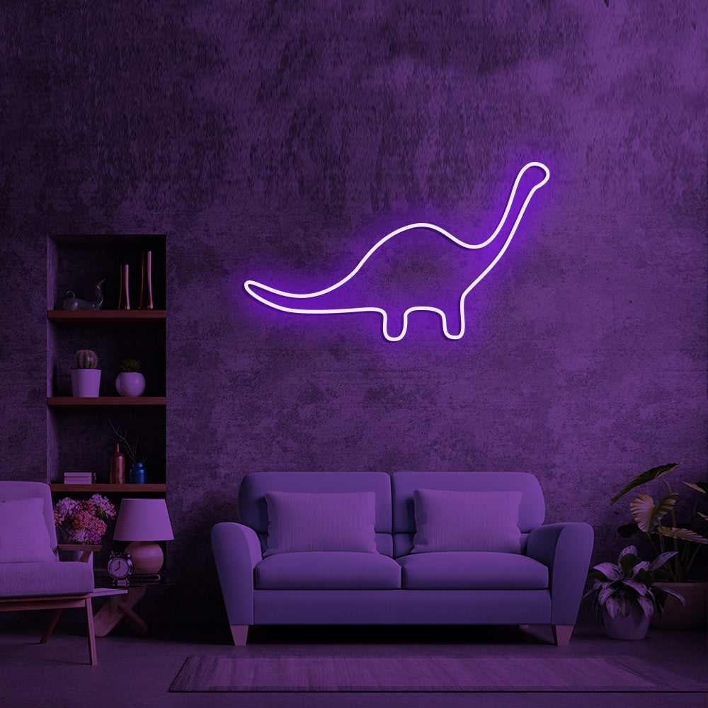 Dinosaur Neon Sign - LED Neon Sign For Gifts, Room Decor