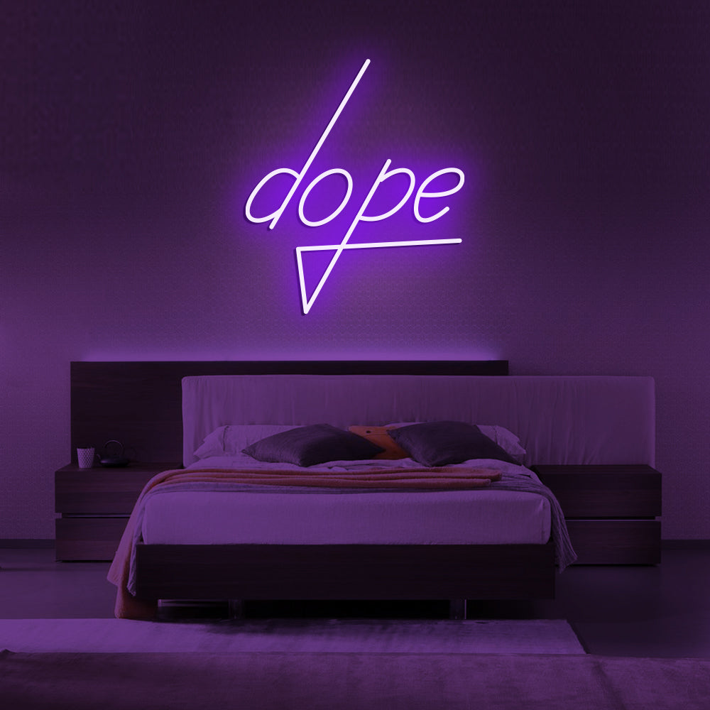 Dope Neon Sign - LED Neon Sign For Gifts, Room Decor