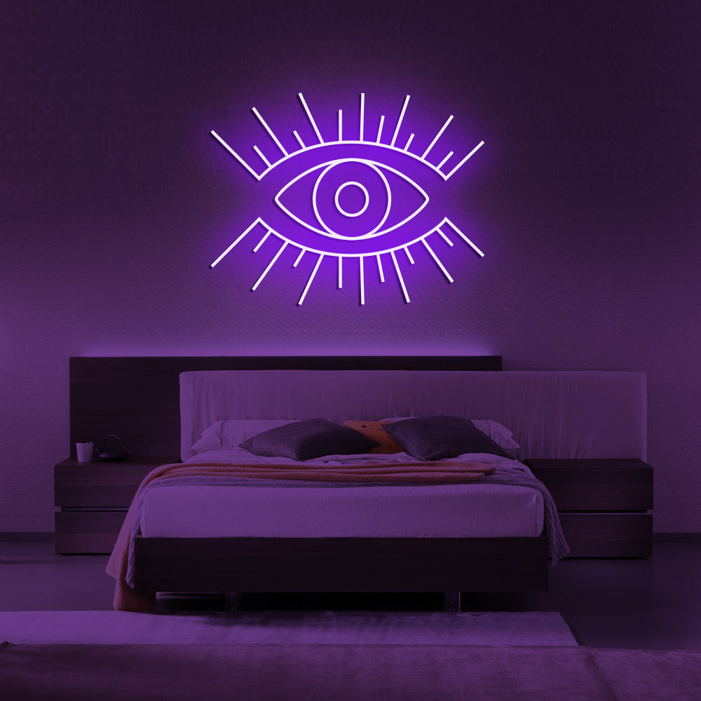 Eye Neon Sign - LED Neon Sign For Gifts, Room Decor